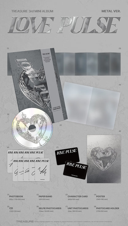 TREASURE – LOVE PULSE (3rd Mini Album)