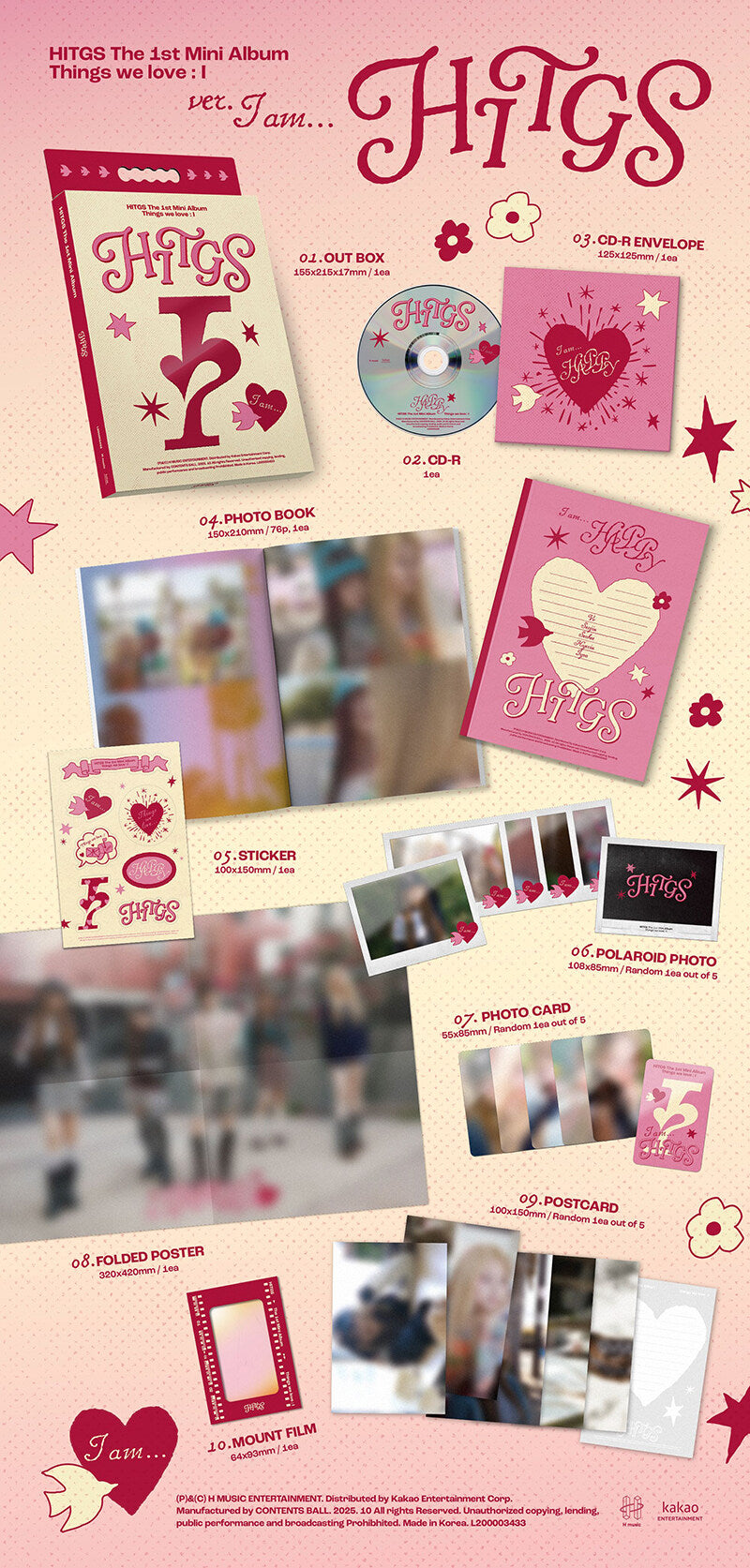 HITGS - The 1st Mini Album - Things we love : I