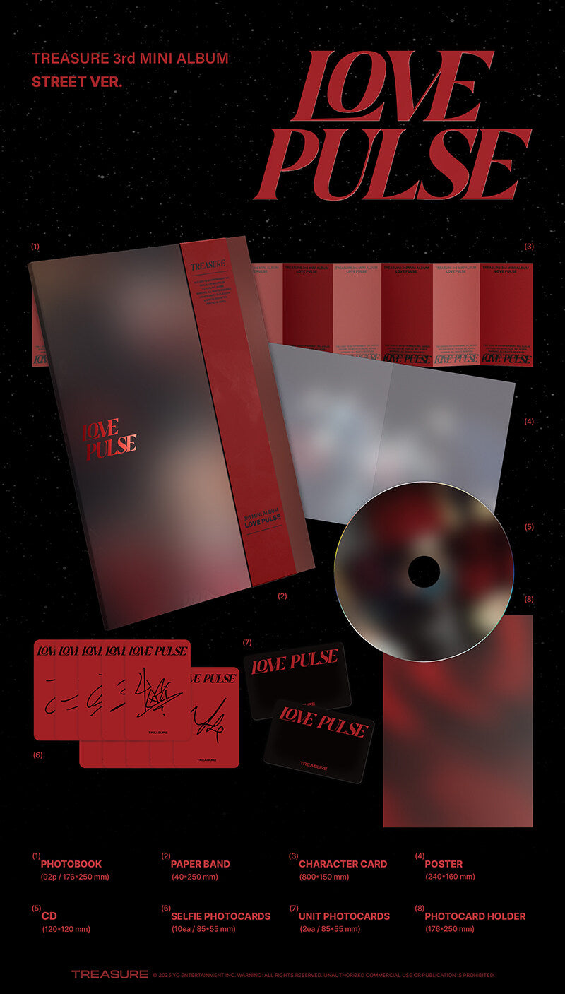 TREASURE – LOVE PULSE (3rd Mini Album)