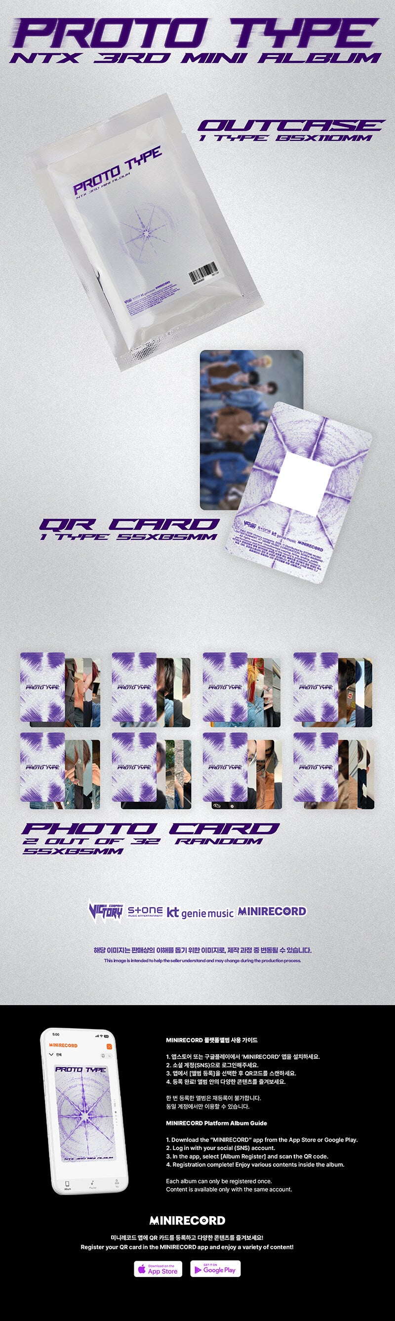 NTX - 3rd Mini Album PROTO TYPE (CARD PACK ver.)