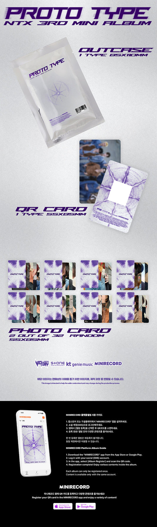 NTX - 3rd Mini Album PROTO TYPE (CARD PACK ver.)