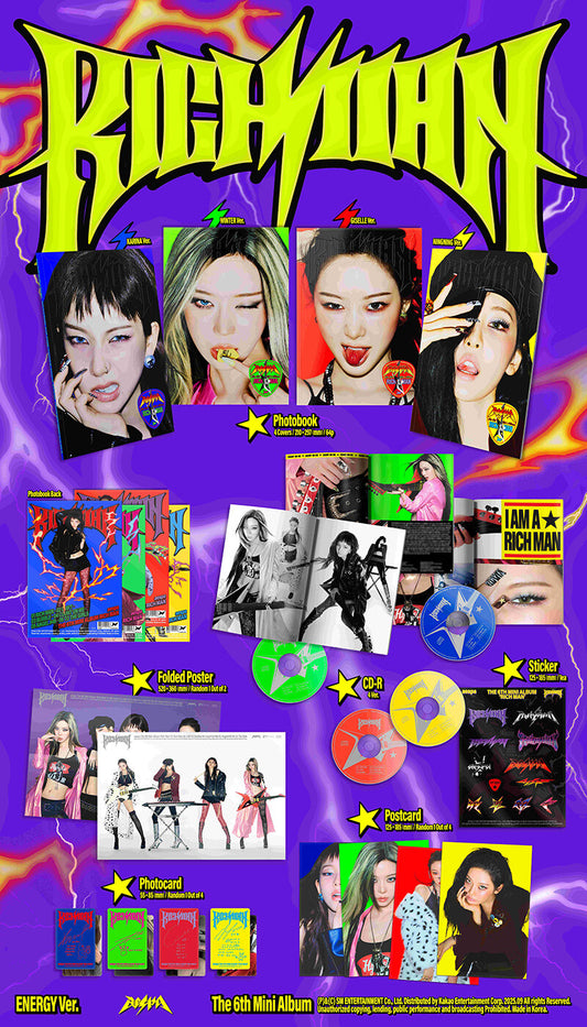aespa – Rich Man (ENERGY Ver.) - 6th Mini Album