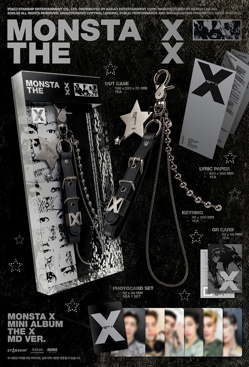 MONSTA X - MINI ALBUM THE X (MD VER. Limited Edition)