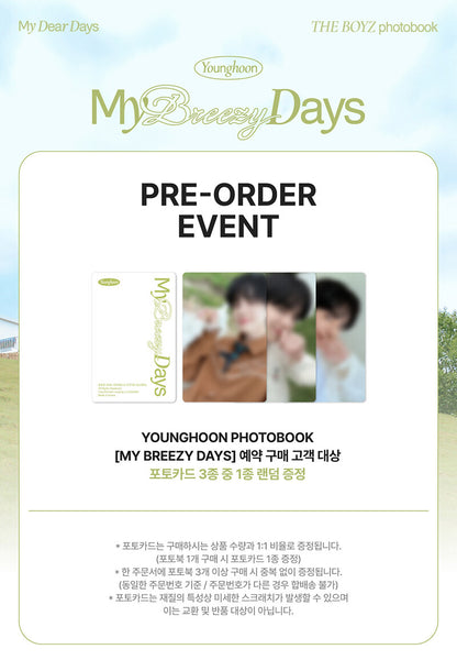 THE BOYZ - My Dear Days THE BOYZ photobook YOUNGHOON : My Breezy Days