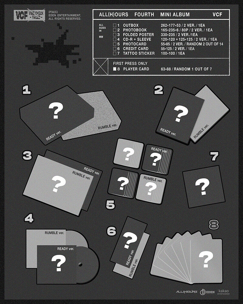ALL(H)OURS - 4th Mini Album VCF