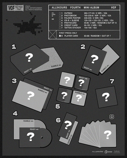 ALL(H)OURS - 4th Mini Album VCF
