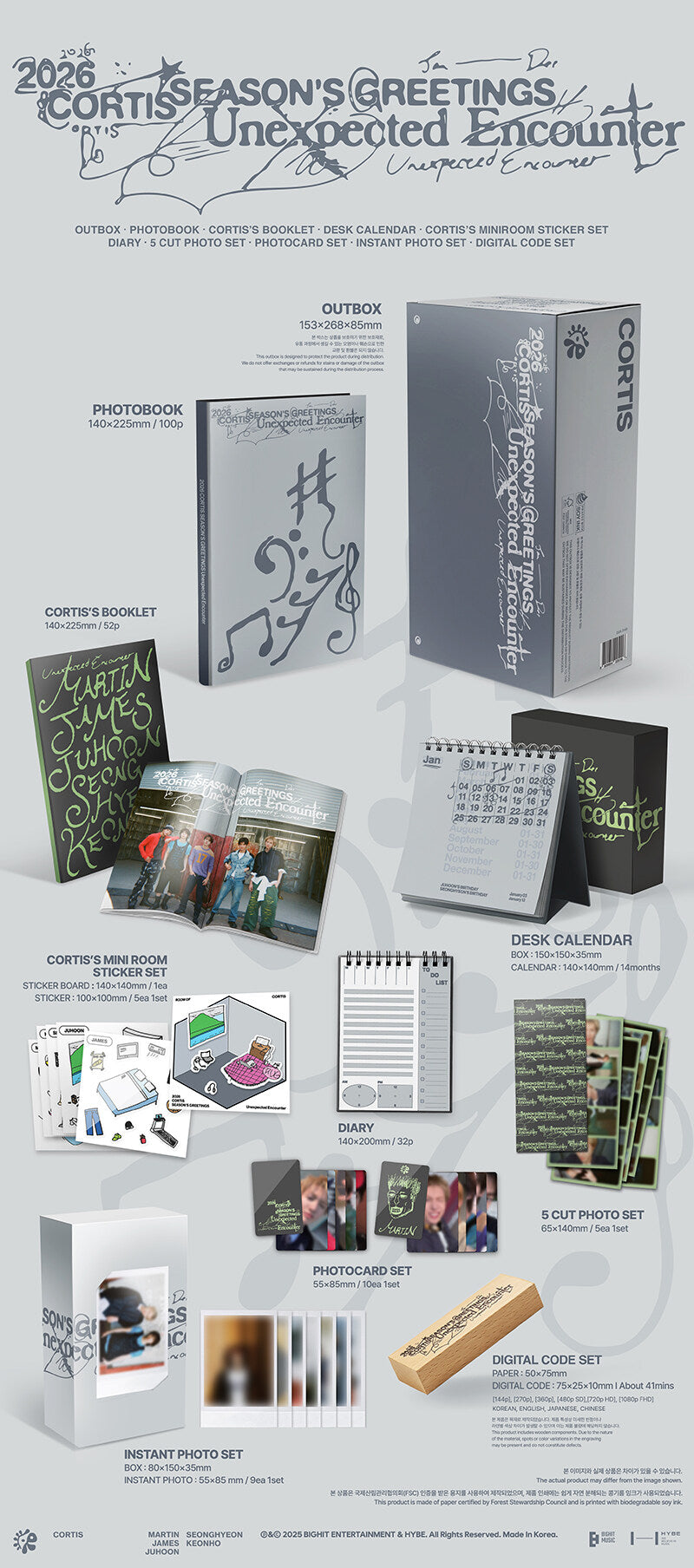 CORTIS – 2026 SEASON’S GREETINGS : UNEXPECTED ENCOUNTER