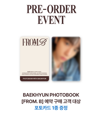 BAEKHYUN - Swiss Photobook FROM B (A ver.)