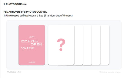 MEOVV - MY EYES OPEN VVIDE (PHOTOBOOK ver.) - 1st EP ALBUM