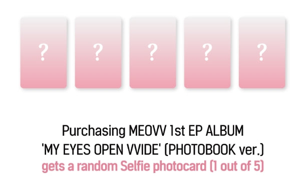 MEOVV - MY EYES OPEN VVIDE (PHOTOBOOK ver.) - 1st EP ALBUM