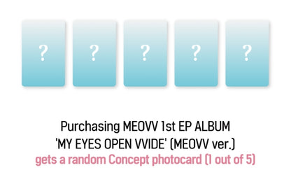 MEOVV - MY EYES OPEN VVIDE (MEOVV ver./random) - 1st EP ALBUM