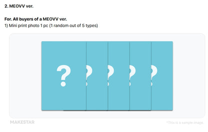 MEOVV - MY EYES OPEN VVIDE (MEOVV ver./random) - 1st EP ALBUM