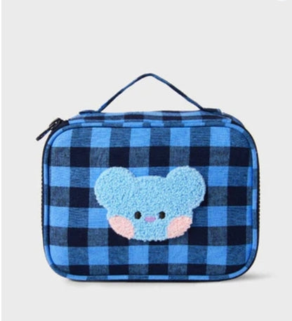 (PRE-ORDER) BT21 - MININI CHEKERED POUCH BASIC