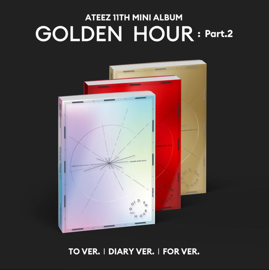 (PRE-ORDER) ATEEZ - GOLDEN HOUR : Part.2 (11th Mini Album)