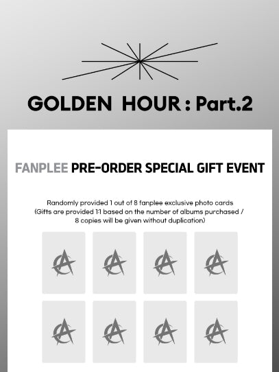 (PRE-ORDER) ATEEZ - GOLDEN HOUR : Part.2 (11th Mini Album)