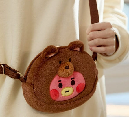 (PRE-ORDER) BT21 BABY CROSSBODY BAG FLUFFY