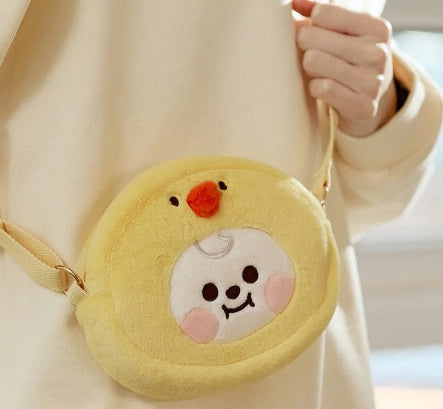 (PRE-ORDER) BT21 BABY CROSSBODY BAG FLUFFY