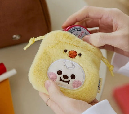 (PRE-ORDER) BT21 BABY MINI BAG CHARM POUCH FLUFFY