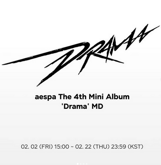 [PRE-ORDER] Aespa - Drama Official MD