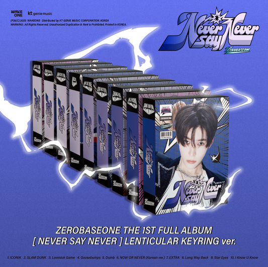 ZEROBASEONE – "NEVER SAY NEVER" (Lenticular Keyring Ver./random)