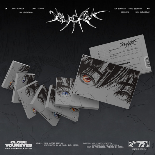 CLOSE YOUR EYES - The 3rd Mini Album blackout (eyes ver./random)