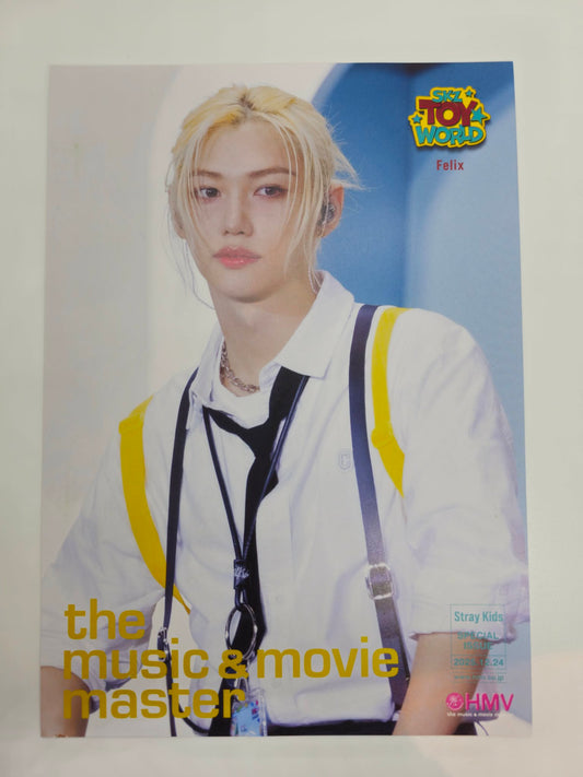Stray Kids – FELIX Flyer | SKZ TOY WORLD DVD HMV Bonus