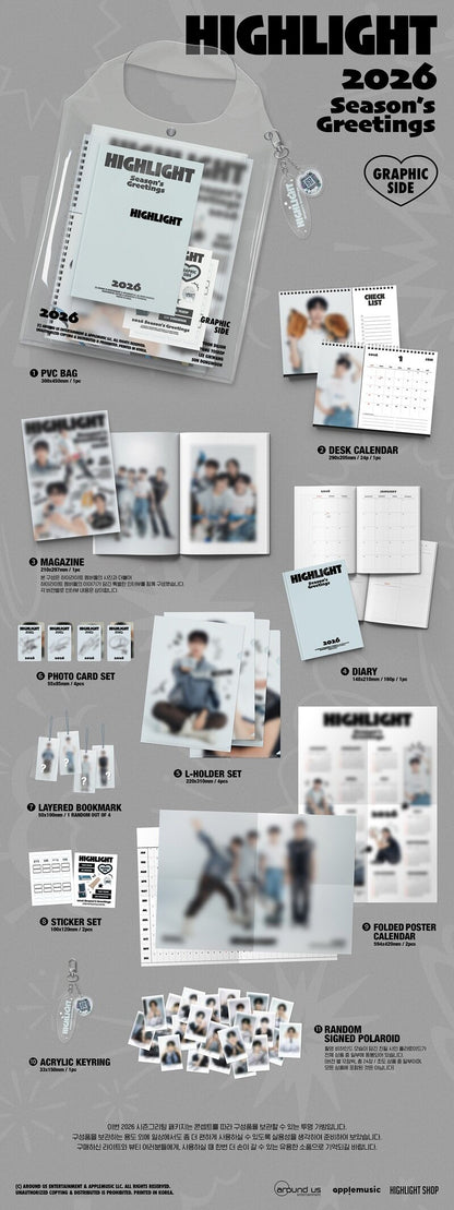 HIGHLIGHT - 2026 SEASONS GREETINGS (GRAPHIC SIDE Ver.)