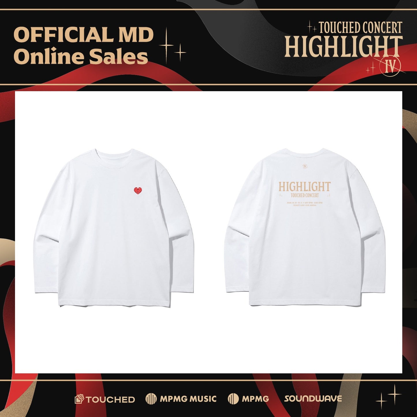 HIGHLIGHT – Touched Concert HIGHLIGHT IV Official MD (Long Sleeve White Ver.)