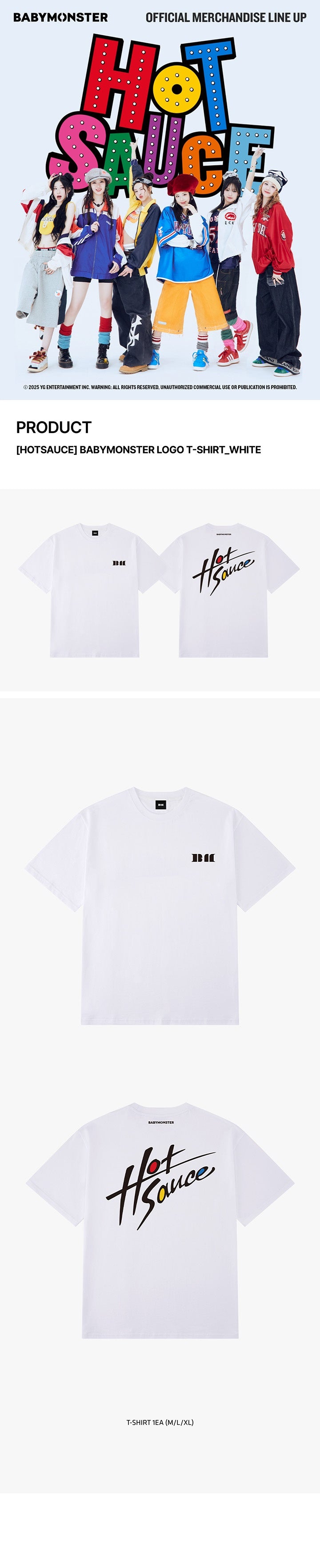 BABYMONSTER HOT SAUCE OFFICIAL MERCH
