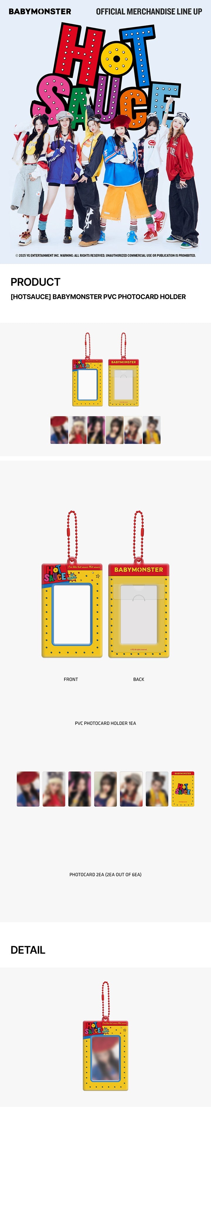BABYMONSTER HOT SAUCE OFFICIAL MERCH