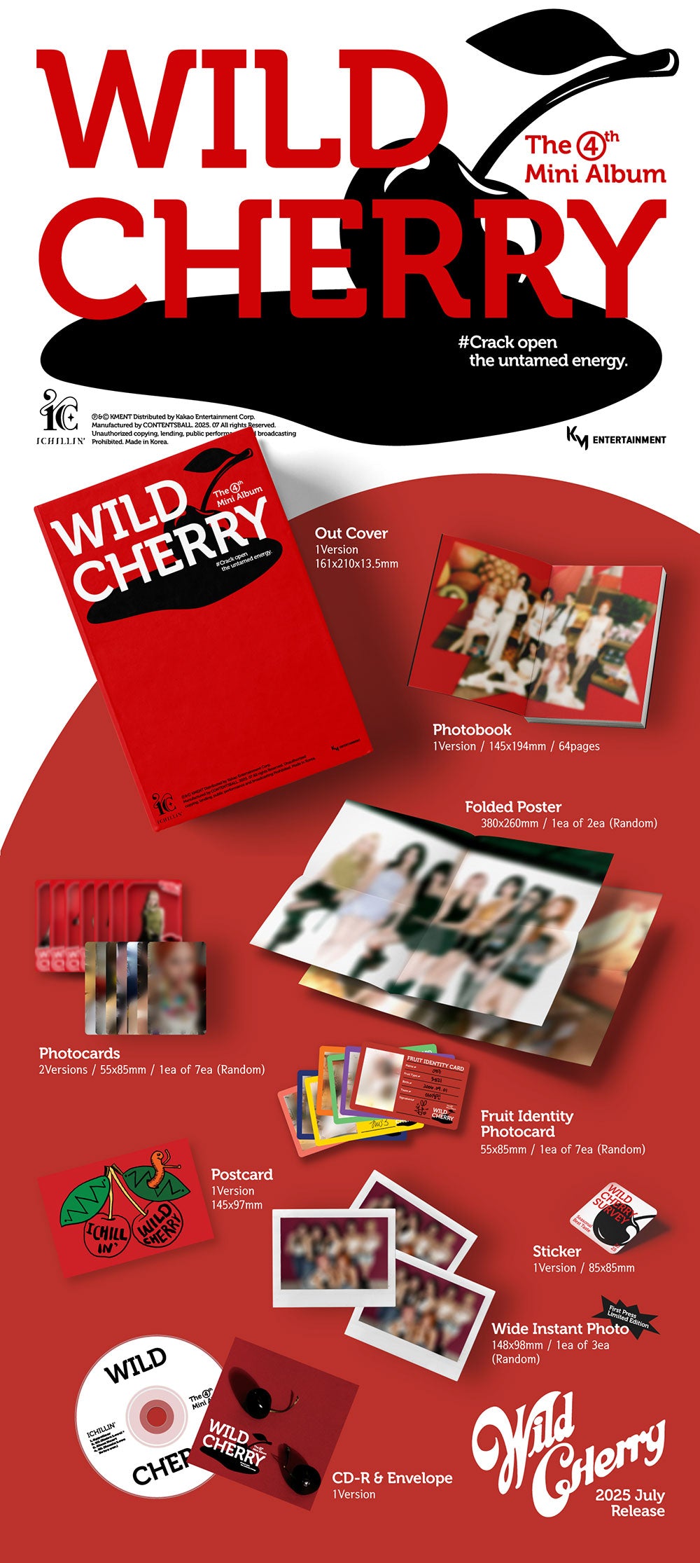 ICHILLIN – "WILD CHERRY" (4th Mini Album)