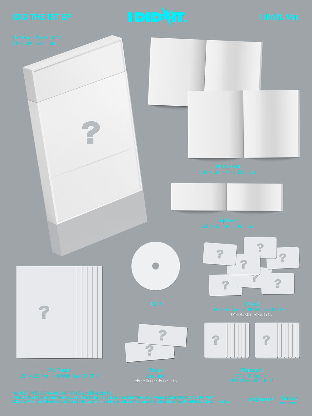 IDID - I did it (I did it. Ver.) - 1st Mini Album