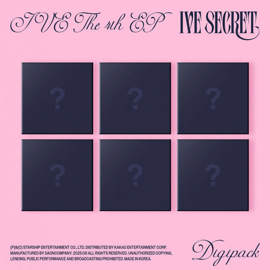 IVE – SECRET (Digipack Ver. – Random Member) - 4th EP