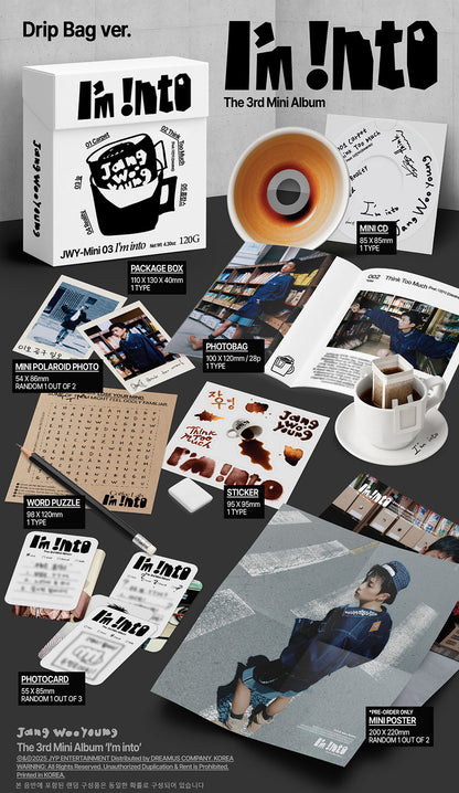 Jang Wooyoung - 3RD MINI ALBUM Im into (Drip Bag ver.)