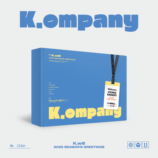 (PRE-ORDER) K.Will - 2025 SEASONS GREETINGS "K.ompany"