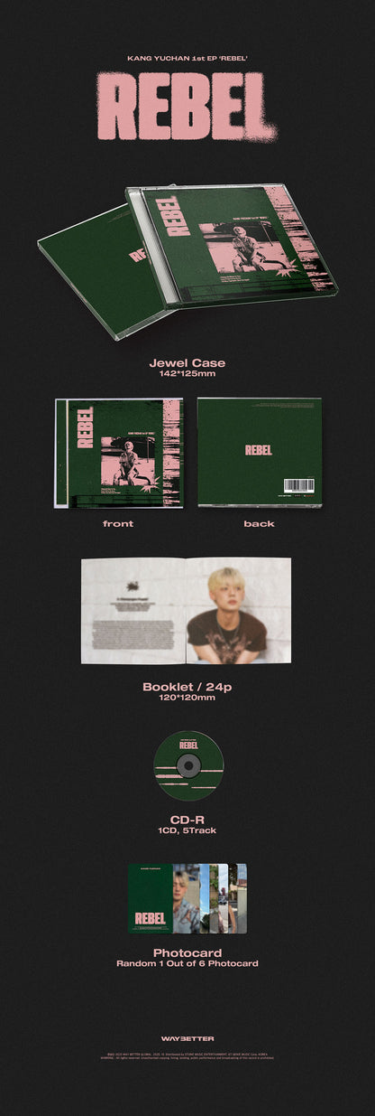 KANG YUCHAN - 1st EP ALBUM REBEL