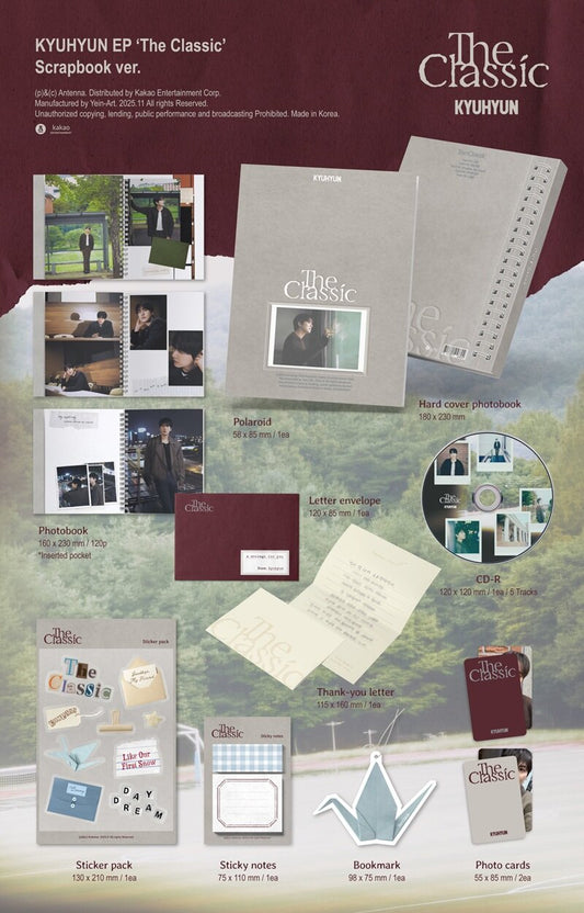 KYUHYUN - EP Album The Classic (Scrapbook ver.)