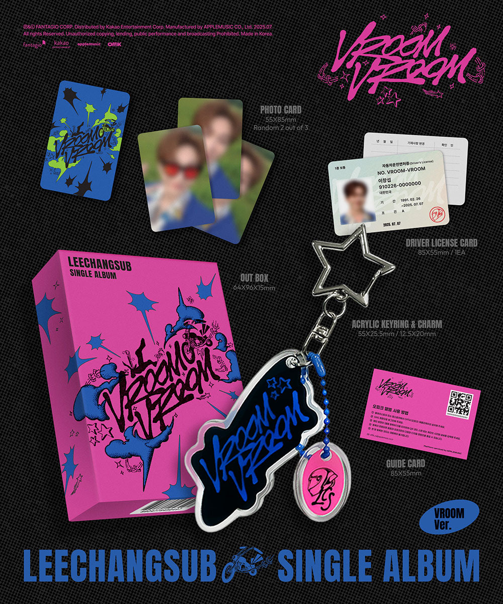 Lee Changsub – VROOM VROOM (Single Album Officiel) | Shop