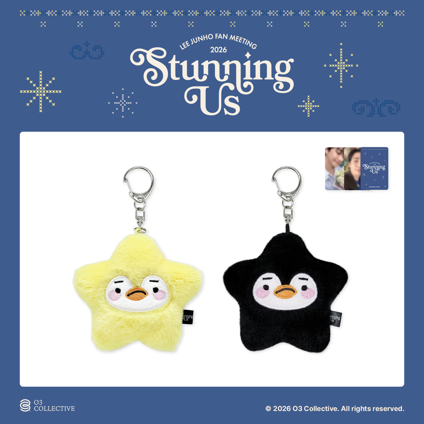 LEE JUNHO – 2026 FAN MEETING [STUNNING US] OFFICIAL MD STAR PENPEN PLUSH KEYRING (BABY ver.)