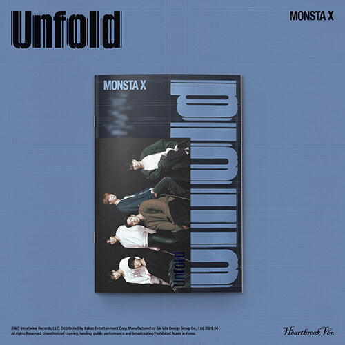 MONSTA X – Regular Album UNFOLD (Standard Ver. / Heartbreak Ver.)