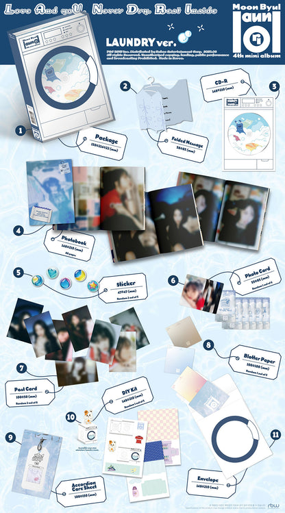 MOON BYUL - laundri [LAUNDRY ver.] - 4th Mini Album