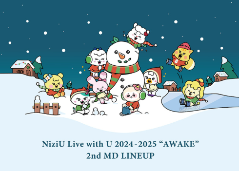 NiziU Live with U 2024-2025 “AWAKE” OFFICIAL GOODS - JAPAN MD