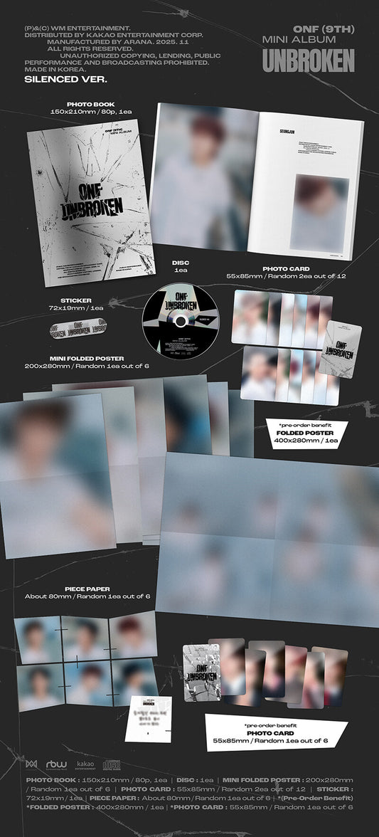 ONF - 9TH MINI ALBUM UNBROKEN