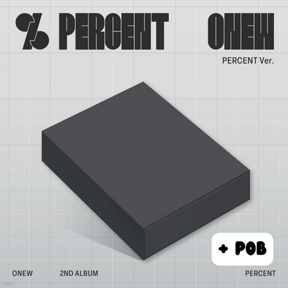 ONEW - PERCENT (2nd Regular Album) (PERCENT Ver.)