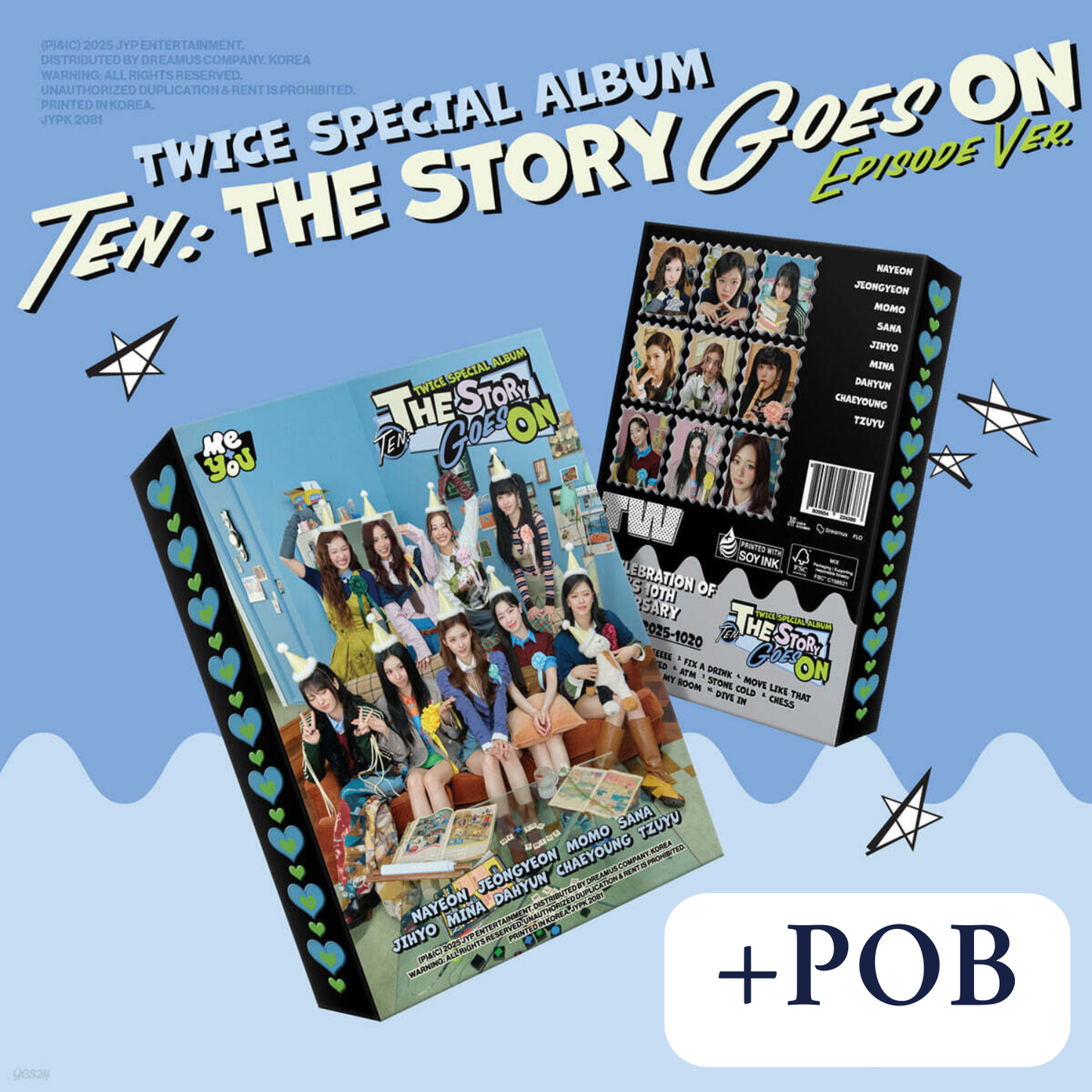 TWICE - Special Album TEN: The Story Goes On (EPISODE Ver./random)