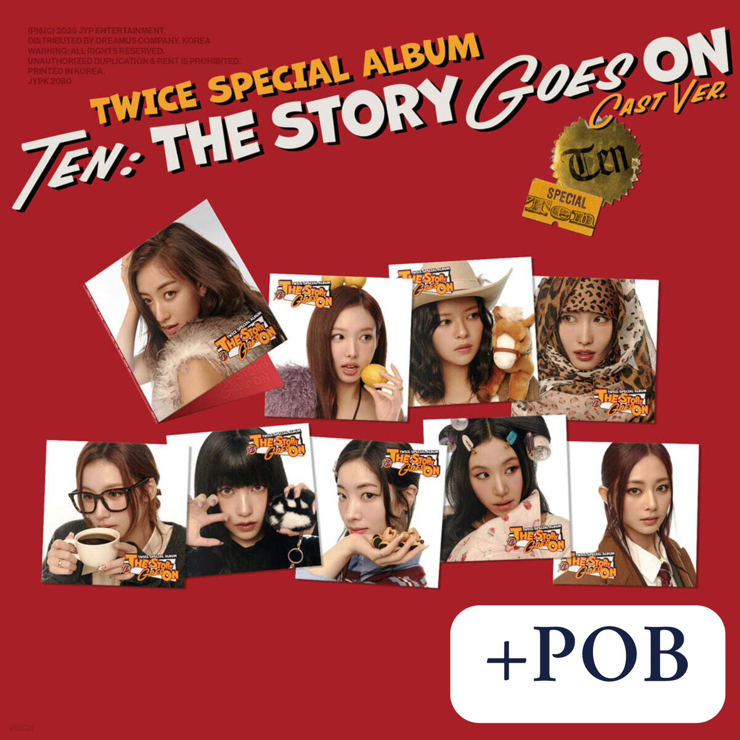 TWICE - Special Album TEN: The Story Goes On (Cast Ver./random)