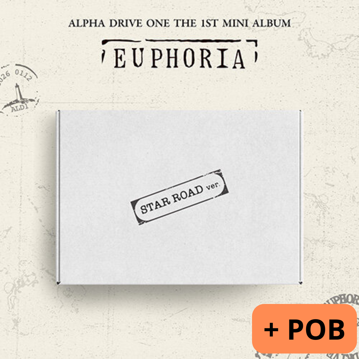 ALPHA DRIVE ONE - THE 1ST MINI ALBUM EUPHORIA (STAR ROAD ver.)