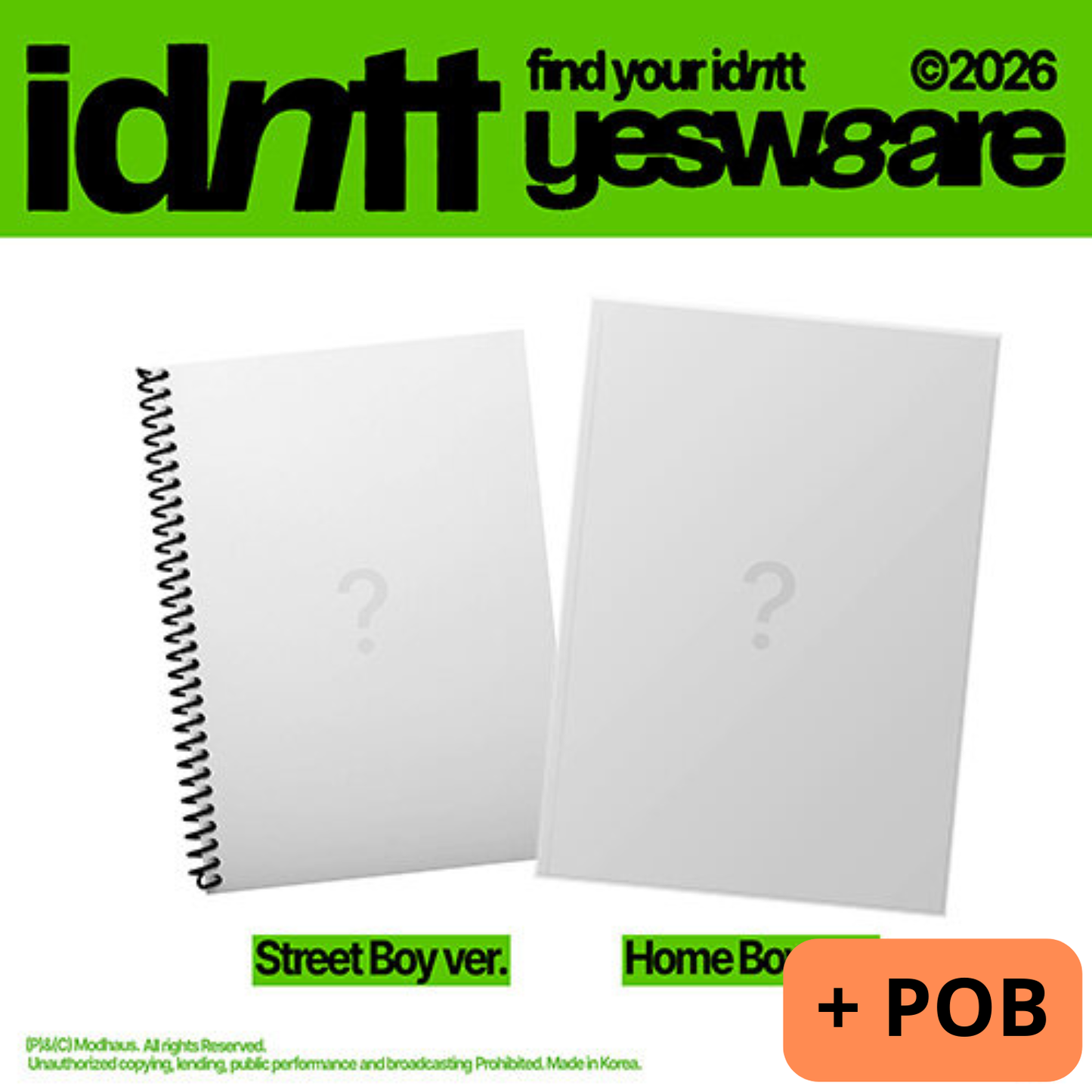 idntt - Mini Album yesweare