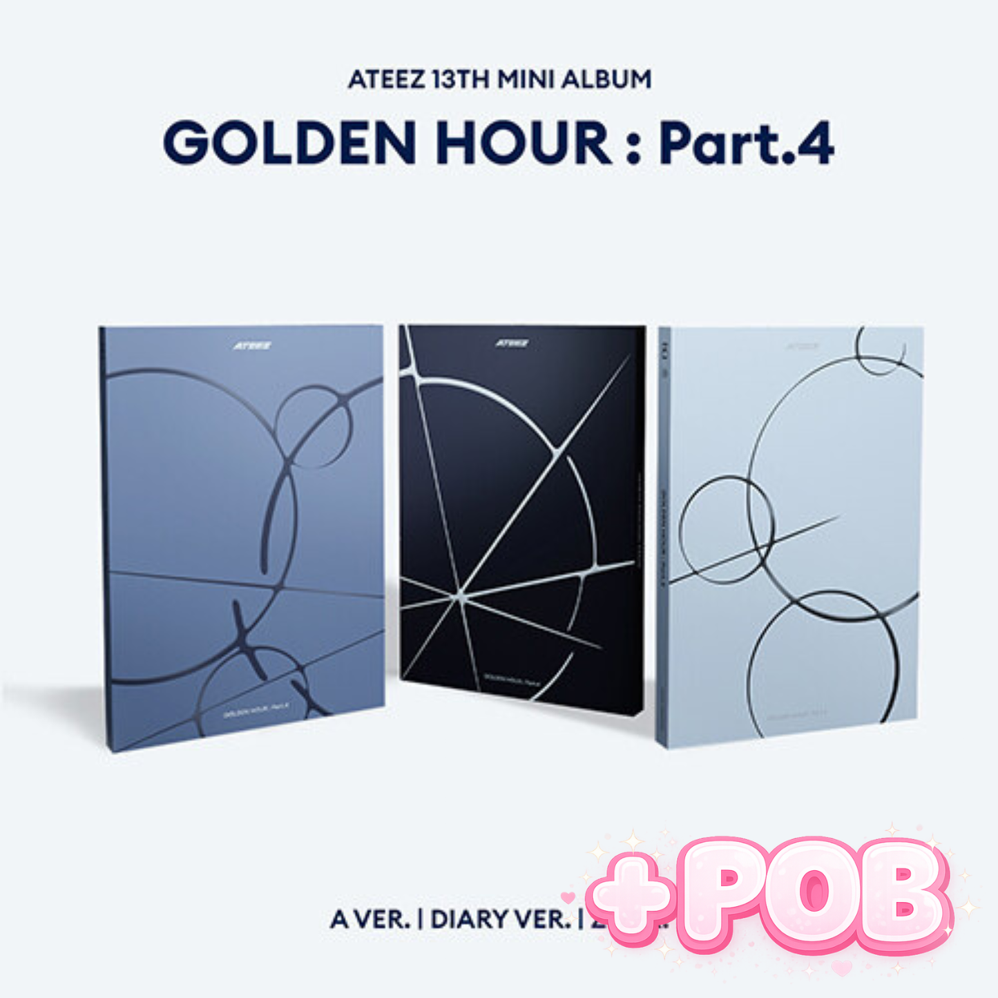 ATEEZ – GOLDEN HOUR : Part.4 (13th Mini Album)