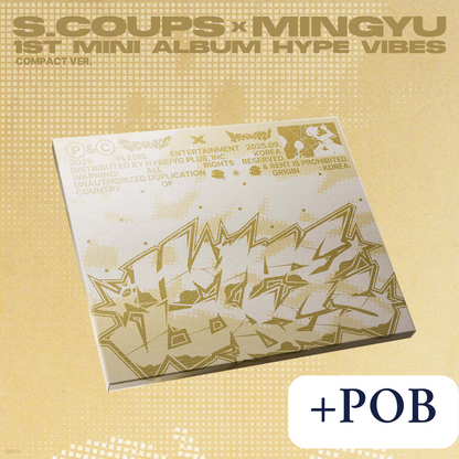 S.Coups X Mingyu (SEVENTEEN) - 1st Mini Album HYPE VIBES (COMPACT Ver.)